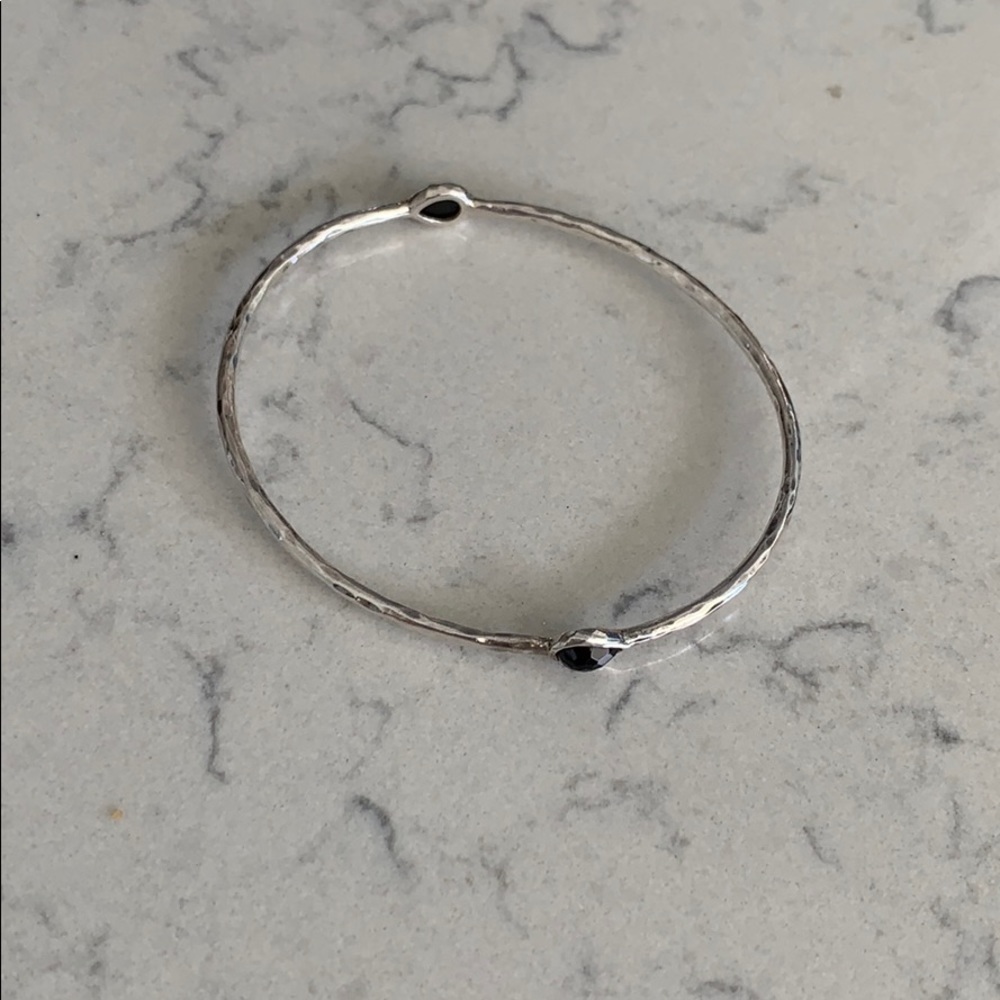 IPPOLITA 2 Stone Bangle Bracelet Black Onyx